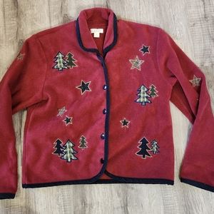 Vintage Christmas Button sweater